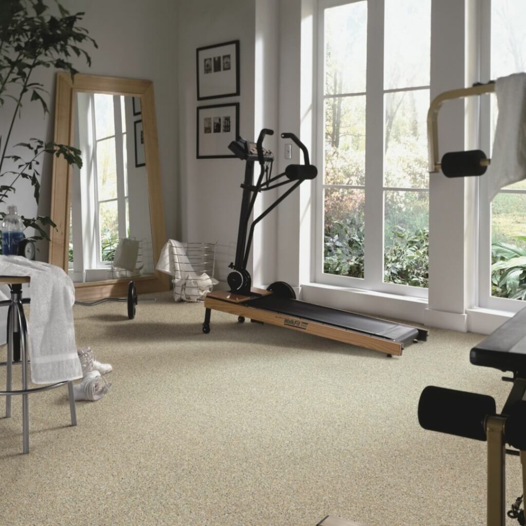 Gym room floor | A & S Carpet Collection